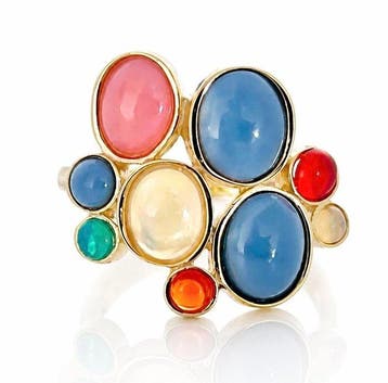 925 zilver, opaal - Ring