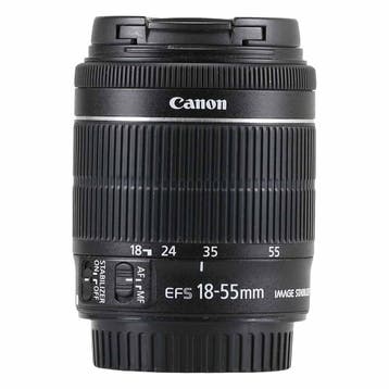 Canon EF-S 18-55mm f/3.5-5.6 IS STM met garantie, Ophalen of Verzenden, Gebruikt