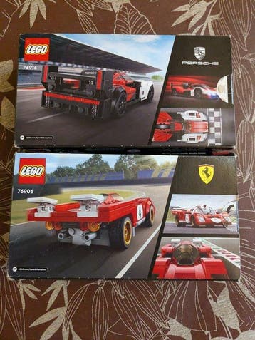 Lego Set - Speed Champions - Porsche 963 76916, 1970 Ferrari