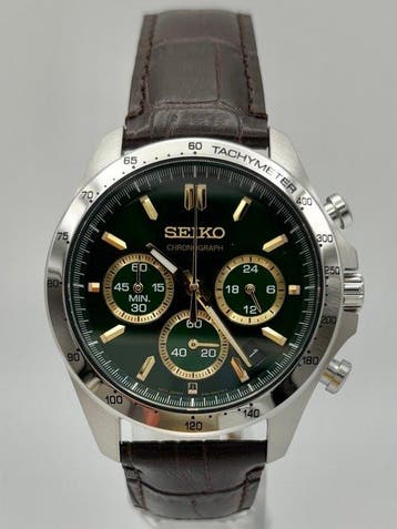 Seiko - Chronograph - Zonder minimumprijs - SBTR017 Green
