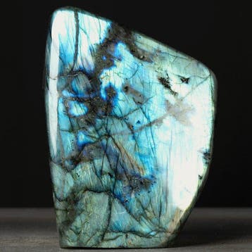 Topkwaliteit labradoriet vrije vorm - goudkleurig/blauw