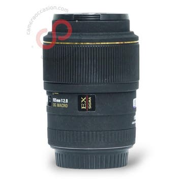 Sigma 105mm 1:2.8 EX DG Macro (Nikon AF-D) nr. 3579, Ophalen of Verzenden, Zo goed als nieuw
