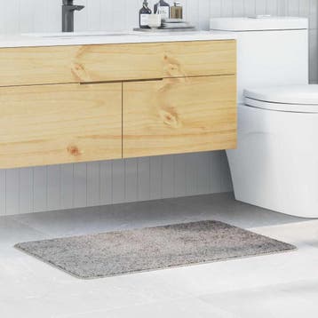 vidaXL Antislip Badmat Grijs 60 x 90 cm PP, Verzenden, Nieuw