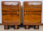 Comodini Art Déco Emiliani 1934 - Nachtkastje - Radica di