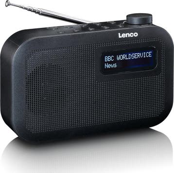 Radio op Batterijen - Draagbare Radio - FM / DAB Radio - Zwa, Verzenden, Nieuw