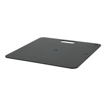 WENTEX® Pipe enamp; Drape Baseplate 45 x 45 cm (lxb) - zwart, Verzenden, Nieuw