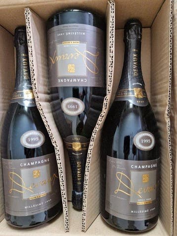 1995 Veuve A. Devaux D de Devaux Millesime - Champagne, Nieuw