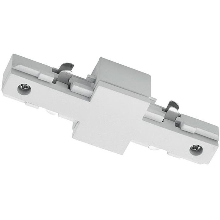 Mat Witte Spanningsrail Doorverbinder - Trion Dual Rechte Co, Huis en Inrichting, Lampen | Overige, Nieuw, Verzenden