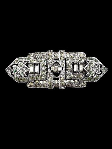 Coro - 1930er jaren - rhodiumgeplateerd - Broche - Art Deco