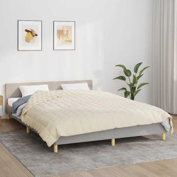 vidaXL Verzwaringsdeken 200x225 cm 13 kg stof, Verzenden, Nieuw