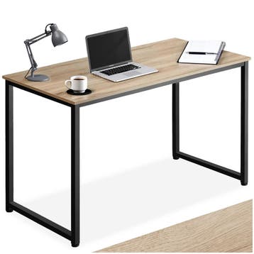 Bureau Flint - Industrieel licht hout, eiken Sonoma, 120 cm, Verzenden, Nieuw