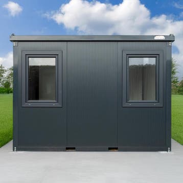 Op zoek naar container kantoorunit? 3x2 raam rechts
