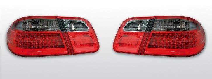 Achterlichten Mercedes E-Klasse W210 1995-2002 | LED | rood, Auto-onderdelen, Verlichting, Nieuw, Mercedes-Benz, Verzenden