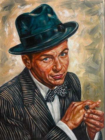 Nguyn V.L (1993) - Francis Albert Sinatra 80 60 cm