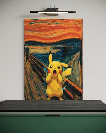 ANDSAL MCMXCI - The Scream of Pikachu Special Pokémon Fine