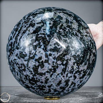 Boule naturelle Merlinit-Gabro de la plus haute qualité,, Collections