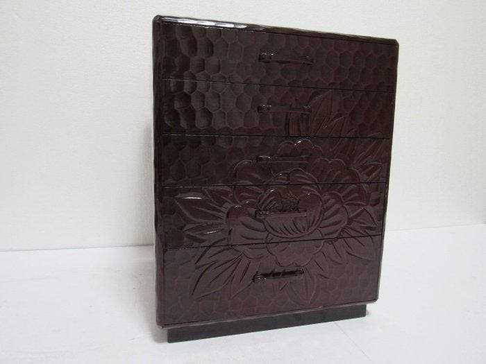 Doos - Hout - Kamakura-bori Wakamiya Sm, Antiek en Kunst, Antiek | Overige Antiek
