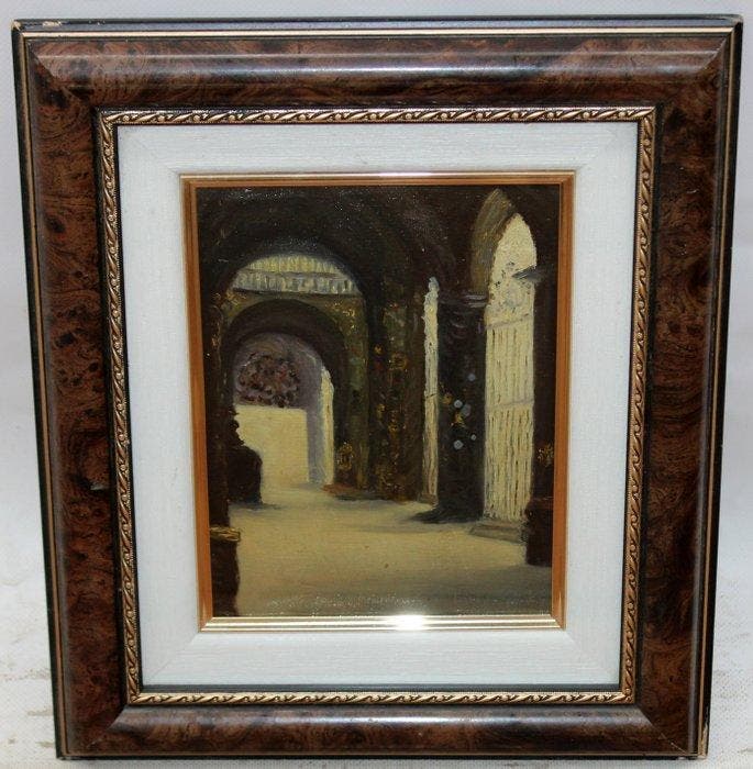 Spaanse school (XX) - Interior, Antiek en Kunst, Kunst | Schilderijen | Klassiek