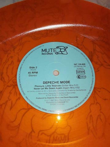 Depeche Mode - Never Let Me Down Again (Split Mix)- 1st