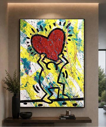 Gongas (XX-XXI) - vs Keith Haring - Only Love - XL