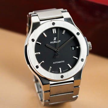 Hublot - Classic Fusion - 548.NX.1170.NX - Homme - 2010-2020, Handtassen en Accessoires, Horloges | Heren, Nieuw