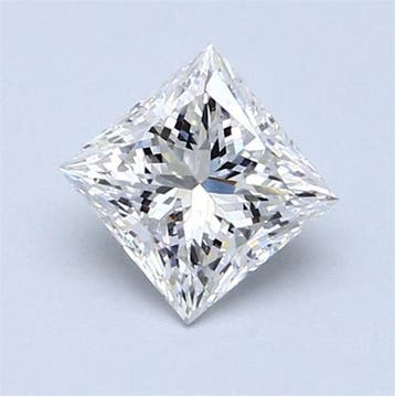 1 pcs Diamant (Natuurlijk) - 0.93 ct - Carré - G - VS2 -