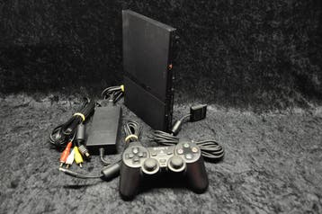Sony Playstation 2 PS2 Console Slim (Zwart), Games en Spelcomputers, Verzenden, Nieuw