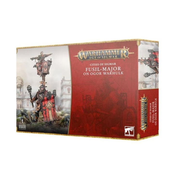 Cities of Sigmar Fusil-Major on Ogor Warhulk (Warhammer, Hobby & Loisirs créatifs, Wargaming, Enlèvement ou Envoi