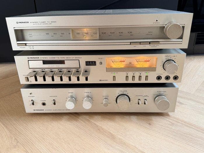 Pioneer - SA-3300 versterker TX-3000 tuner CT3000M cassette, TV, Hi-fi & Vidéo, Radios