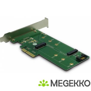 Inter-Tech KT015 interfacekaart/-adapter Intern M.2,SATA, Verzenden, Nieuw