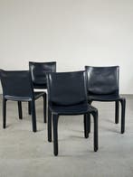 Cassina - Mario Bellini - Eetkamerstoel - 412 Cab - Leder -