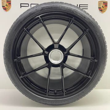 Porsche 992.2 GTS ORIGINELE 20/21 Unizwart met winterbanden, Ophalen, Gebruikt, Banden en Velgen, Personenwagen