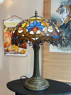 Buffet tafellamp - Glas-in-lood