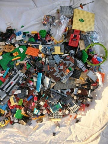 Lego Stenen - 6 chili di mattoncini vari
