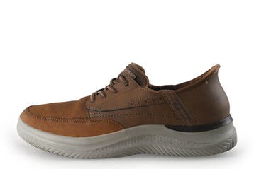 Skechers Veterschoenen in maat 42 Bruin, Kleding | Heren, Schoenen, Bruin, Verzenden, Zo goed als nieuw, Skechers