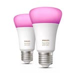 Philips Hue E27 LED Lamp 9W RGBWW | Nieuw in doos, Ophalen of Verzenden, Nieuw