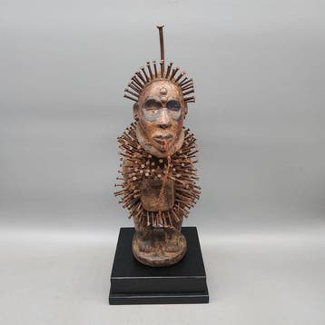 Personnage fétiche - Bakongo - République Démocratique du, Antiquités & Art
