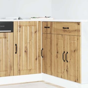 vidaXL Onderkast Lucca bewerkt hout artisanaal eikenkleur, Verzenden