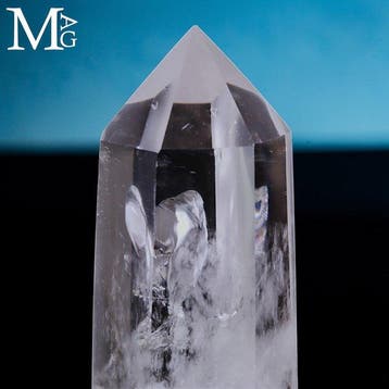 Heldere kwarts kristal - Quartz Tower Point - Hoogte: 121 mm, Collections
