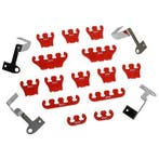 Bougiekabel geleiders rood/chroom, Ophalen of Verzenden, Nieuw