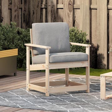 vidaXL Tuinstoel 62x56x77 cm massief grenenhout, Verzenden, Nieuw
