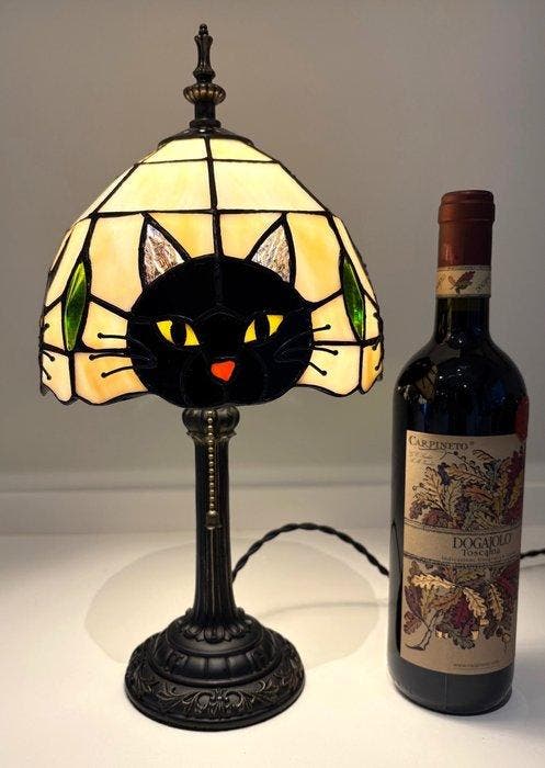 Style Tiffany - Tafellamp - In de geest van de Art Nouveau, Antiquités & Art, Art | Objets design