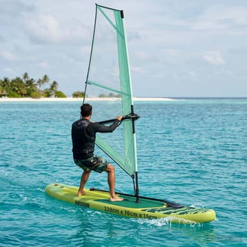vidaXL Opblaasbare SUP Board met Zeil POSEIDON 330 x 76 x 15, Verzenden, Nieuw