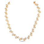 Halsketting - 18 karaat Exclusieve 18k roségoud 3,06 ct, Handtassen en Accessoires, Kettingen, Nieuw