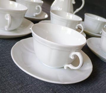 Richard Ginori - Theeservies (13) - Modello Antico Doccia -
