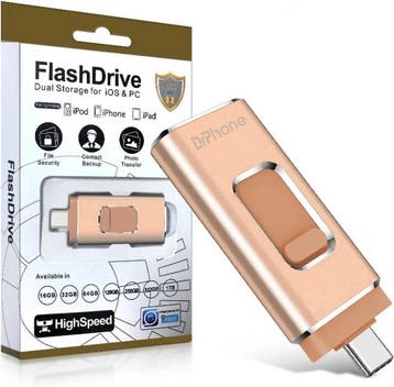 DrPhone EasyDrive - 16GB - Flashdrive - OTG USB 3.0 + USB-C, Verzenden, Nieuw