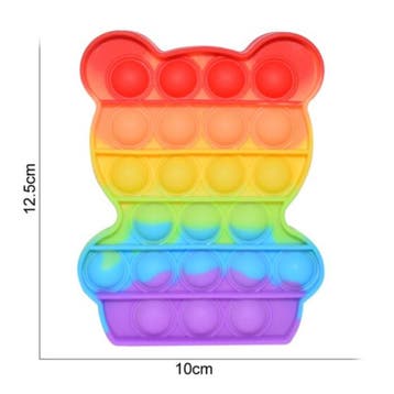 Pop It - Fidget Anti Stress Speelgoed Bubble Toy Siliconen, Verzenden