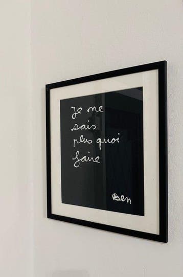 Ben Vautier (1935) - Je ne sais plus quoi faire, Antiek en Kunst