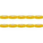 Isolatietape 10 Pack Geel 20mmx18m - Duurzaam en Sterk LED T, Musique & Instruments, Instruments | Accessoires, Verzenden