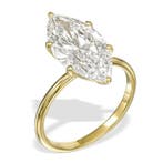 Sans prix de réserve - Bague de fiançailles - 14 carats Or